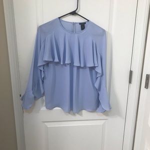 Anne Taylor Ruffled Blouse